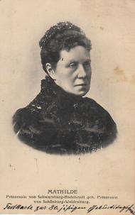 Princess Mathilde of Schönburg-Waldenburg Princess Mathilde of Schönburg-Waldenburg